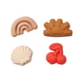 LIEWOOD - Gill Molds, Cherry / Apple blossom (set of 4)