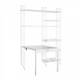 String - Workstation combination, 158 x 200 x 30 cm, white / white