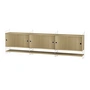 String - Wall cabinet, 240 x 75 x 30 cm, oak / white