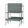 String - System Outdoor Standing shelf 58 x 85 x 60 cm, galvanized