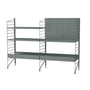 String - System Outdoor Standing shelf 116 x 85 x 60 cm, galvanized