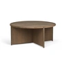 Northern - Cling Coffee table, Ø 90 x H 38 cm, smoked oak