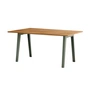 TipToe - NEW MODERN Dining table 95 x 160 cm, recycled reclaimed wood / eucalyptus gray