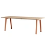 TipToe - NEW MODERN Dining table 95 x 220 cm, oak / ashpink