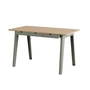 TipToe - NEW MODERN Desk with drawers, 75 x 130 cm, birch / eucalyptus gray