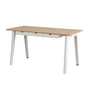 TipToe - NEW MODERN Desk with drawers, 75 x 150 cm, birch / cloudy white