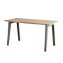 TipToe - NEW MODERN Desk, 75 x 150 cm, birch / eucalyptus gray