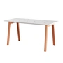 TipToe - NEW MODERN Venezia desk, 75 x 150 cm, ashpink