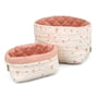 Cam Cam Copenhagen - Quilted storage baskets, bows (set of 2)