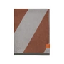 Mette Ditmer - Diagonal Towel, 50 x 90 cm, brick