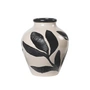 Broste Copenhagen - Herbert Vase Ø 25 x 30 cm, black / rainy day gray