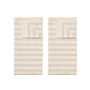 Broste Copenhagen - Karl Tea towel 50 x 70 cm, fungi gray / natural (set of 2)