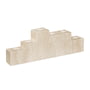 Mette Ditmer - Step candle holder, six travertine linen
