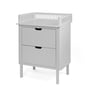 Sebra - Changing unit with drawers, stone