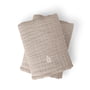 Sebra - 6-ply muslin changing mat, beige (set of 2)