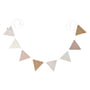 Sebra - Pennant garland, double-sided, L 250 cm, birchbark rose