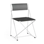 HAY - X-Line Chair, outdoor, hot-dip galvanized / black