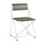 HAY - X-Line Chair, outdoor, hot-dip galvanized / autumn green