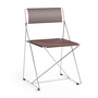 HAY - X-Line chair, indoor, chrome-plated / iron red