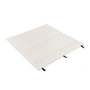 HAY - Palissade Quilted Cushion for Dining Bench, cream white