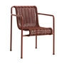 HAY - Palissade Cord Dining Armchair, iron red