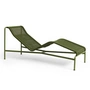 HAY - Palissade Cord Chaise Longue Deck chair, olive