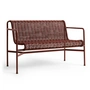 HAY - Palissade Cord Dining Bench, iron red