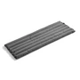 HAY - Traverse Quilted seat cushion for outdoor bench, black pepper
