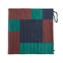 HAY - Dogs Travel blanket, 80 x 80 cm, burgundy / green / blue