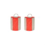 OYOY - Kara Storage basket S, cherry red (set of 2)