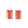 OYOY - Kara Storage basket S, cherry red (set of 2)