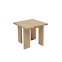 OYOY - Square side table, low, H 36 cm, natural oak