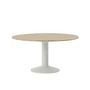 Muuto - Midst Dining table, Ø 140 cm, oiled oak / gray