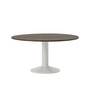 Muuto - Midst Dining table, Ø 140 cm, dark oiled oak / gray