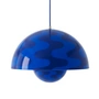 & Tradition - FlowerPot pendant light VP2, cobalt blue / dusky blue