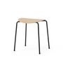 & Tradition - Pavilion AV36 Bar stool, H 46 cm, oak (plastic glides)
