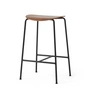 & Tradition - Pavilion AV37 Bar stool, h 68 cm, walnut (plastic glides)