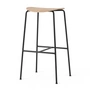 & Tradition - Pavilion AV38 Bar stool, h 79 cm, oak (plastic glides)