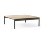 & Tradition - Ville AV50 Outdoor Coffee Table, 90 x 90 cm, teak / bronze green