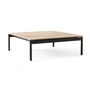 & Tradition - Ville AV50 Outdoor Coffee Table, 90 x 90 cm, teak / warm black