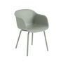 Muuto - Fiber Outdoor Armchair, dusty green