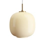 Louis Poulsen - VL45 Radiohus pendant light, Ø 25 cm, brass / glossy amber
