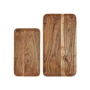 House Doctor - Wood tray, acacia (set of 2)