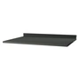 String - Worktop 78 x 58 cm, dark gray lacquered