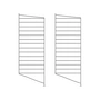 String - Bottom ladder for String shelf 85 x 30 cm (set of 2), dark gray