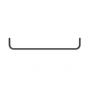 String - Bar for metal shelf, 58 cm / dark gray