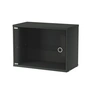 String - Display cabinet with glass swing door, 58 x 30 cm, dark gray