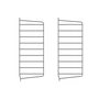 String - Wall ladder for String Shelf 50 x 20 cm (set of 2), dark gray