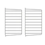 String - Wall ladder for String Shelf 50 x 30 cm (set of 2), dark gray
