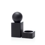 applicata - Twist salt and pepper set, black stained oak